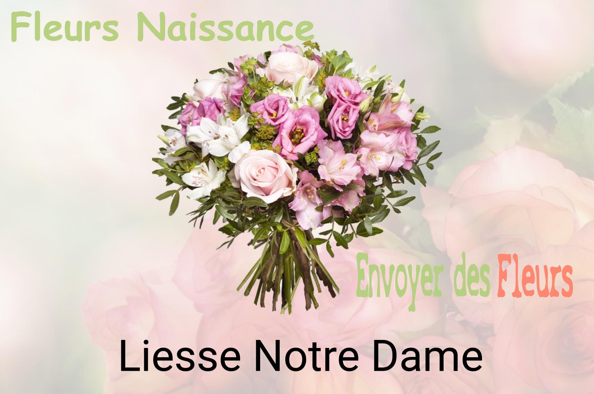 Bouquet de fleurs de naissance livré à Liesse-Notre-Dame